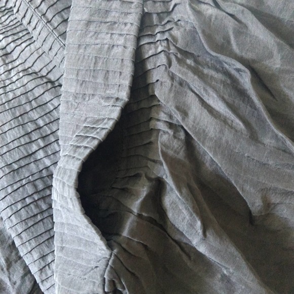 Eileen Fisher 100% Silk Open Front Cardigan - Picture 6 of 8